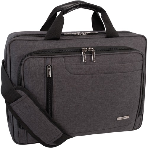 Roots Carrying Case (Briefcase) for 15.6" Notebook - Scuff Resistant, Scratch Resistant, Anti-slip - Shoulder Strap, Handle, Trolley Strap - 1 Pack - Briefcases - HDLRTS3401