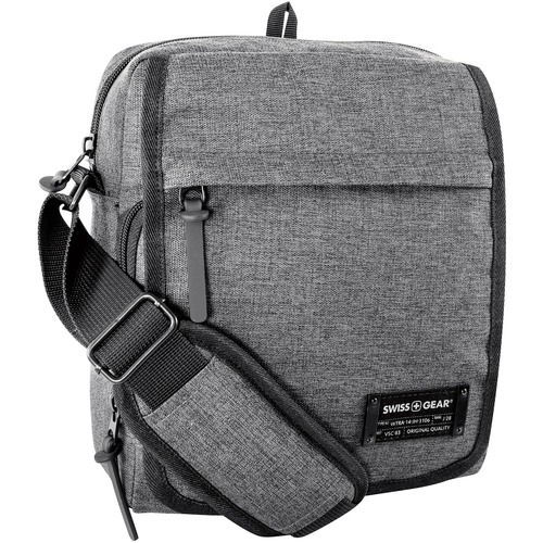 SwissGear Getaway SWT0431005 Carrying Case (Sleeve) for 10" Tablet - Gray - Dobby Polytex, Polyester Body - Shoulder Strap - 10.50" (266.70 mm) Height x 9" (228.60 mm) Width x 2" (50.80 mm) Depth 