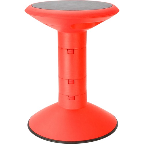 Storex Student Wiggle Stool - Red - 1 Each - Stools & Drafting Chairs - STX00302U01C