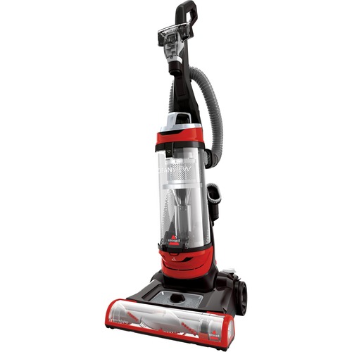 BISSELL 2488C CleanView Upright Multi-Cyclonic Vacuum with handheld turbo-brush, washable filter, scatter-free technology and edge-to-edge suction to clean with one pass, Red - Vacuum Cleaners - BIS2488C