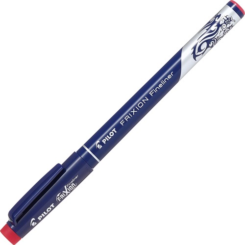 Pilot FriXion Fineliner - Fine Pen Point - Red Water Based Ink - 1 Each - Felt-tip/Porous Point Pens - PILSWFFRD