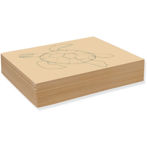 Pacon Drawing Sheet - 500 Sheets - Cream Paper - Recyclable, Standard Weight - 500 / Pack