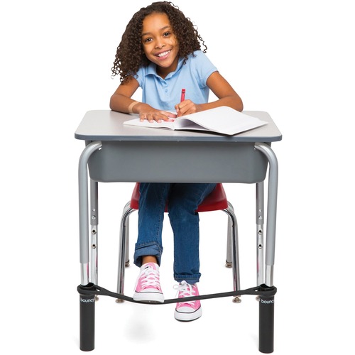 Bouncyband School Desk Band - Black - Classroom Furniture - BBABBDBK