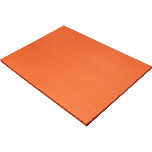 SunWorks Construction Paper - 18" x 24" - 50 Sheets - Yellow-Orange