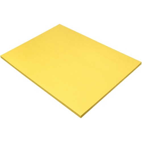 SunWorks Construction Paper - 18" x 24" - 50 Sheets - Yellow