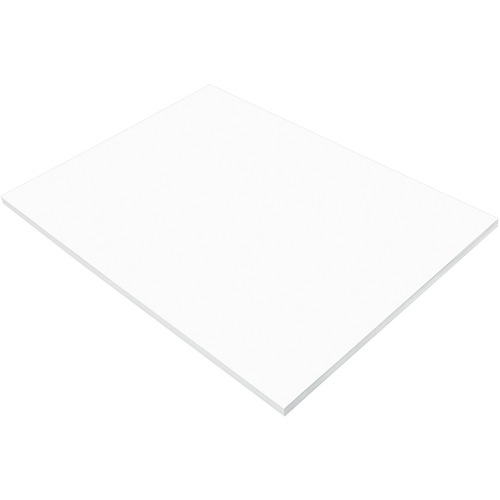 SunWorks Construction Paper - 18" x 24" - 50 Sheets - Bright White