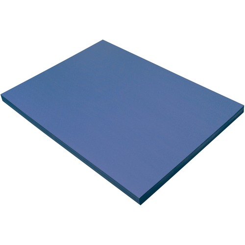 SunWorks Construction Paper - 18" x 24" - 50 Sheets - Blue