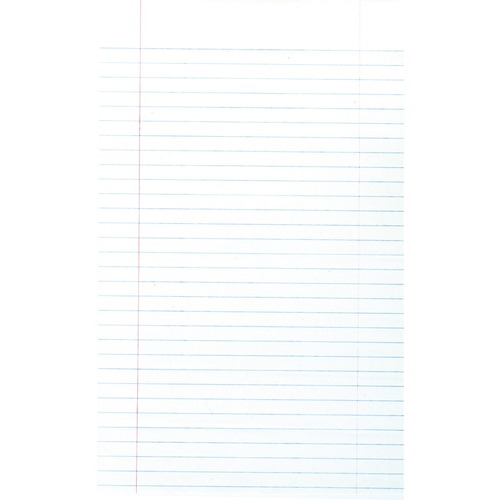 Pacon Handwriting Sheet - 1000 Sheets - Wide Ruled - 0.38" Ruled Red Margin - White Paper - Smooth, Bond Paper - 1000 / Pack