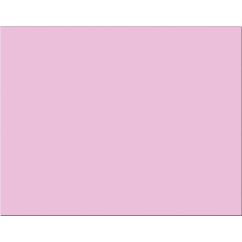 Pacon Bristol Board - Art Project, Poster x 22" (558.80 mm)Width x 12 mil (0.30 mm)Thickness x 28" (711.20 mm)Length - 25 / Pack - Pink