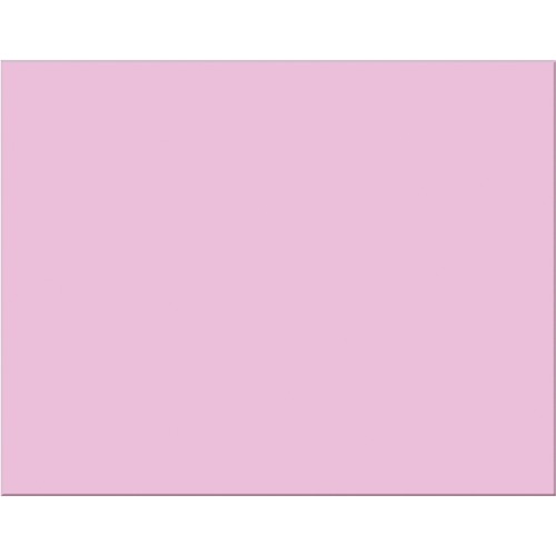 Pacon Bristol Board - Art Project, Marker, Block Printing, Mat, Construction, Mounting, Stenciling, Poster x 22" (558.80 mm)Width x 14 mil (0.36 mm)Thickness x 28" (711.20 mm)Length - 25 / Pack - Pink