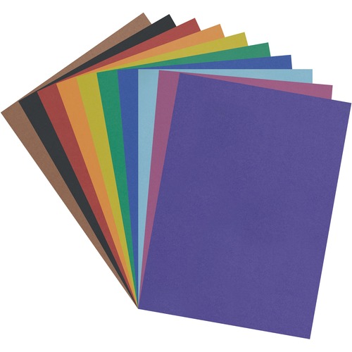 Bristol Board 14 mil, Assorted Colours, 22" x 28" - 25 / Pack