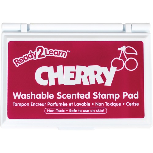 Ready2Learn Cherry Scented Stamp Pad - 1 Each - Red Ink