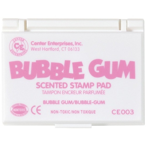 Center Enterprises Ready2Learn Bubblegum Scented Stamp Pad - 1 Each - Pink Ink
