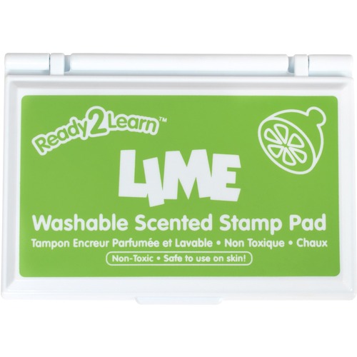 Ready2Learn Lime Scented Stamp Pad - 1 Each -Green Ink - Stamps, Stamp Pads & Bingo Dabbers - CEI045