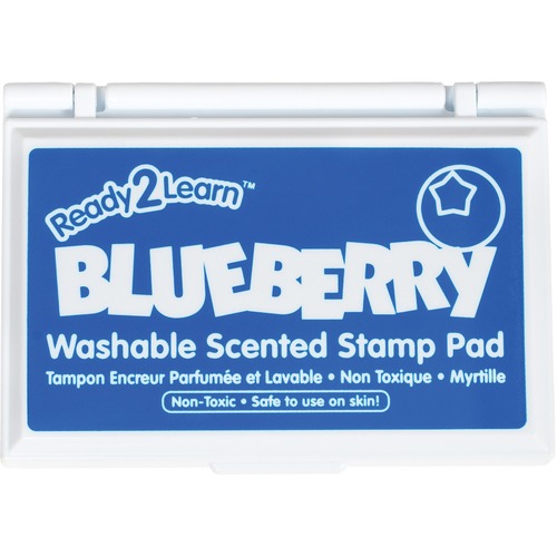 Ready2Learn Blueberry Scented Stamp Pad - 1 Each - Blue Ink