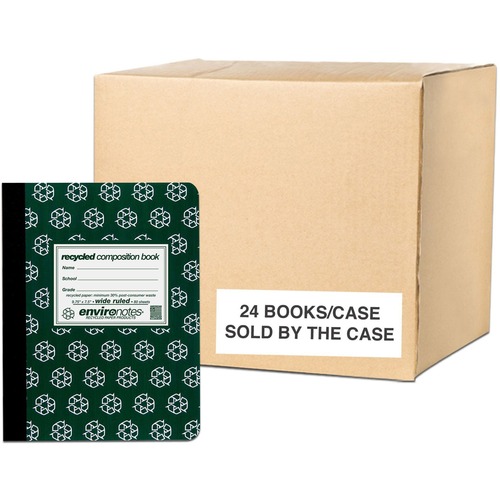 Picture of Roaring Spring Environotes Wide Ruled Recycled Composition Book with Sustainable Paper
