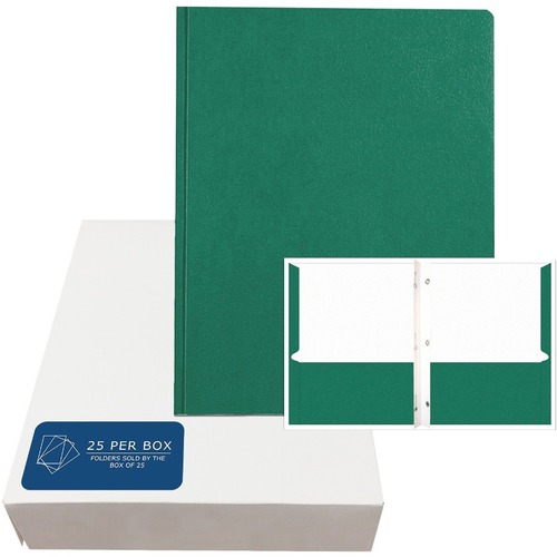 Roaring Spring Case of 10 Boxes of Pocket Folders with Prongs