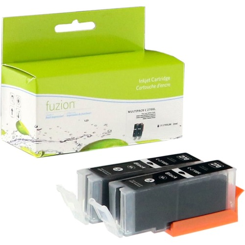 fuzion Ink Cartridge - Alternative for Canon PGI-270XL - Black - Inkjet - 500 Pages (Per Cartridge) - 1 Each