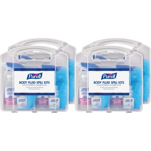 PURELL® Body Fluid Spill Kit - White, Clear - 8 / Carton