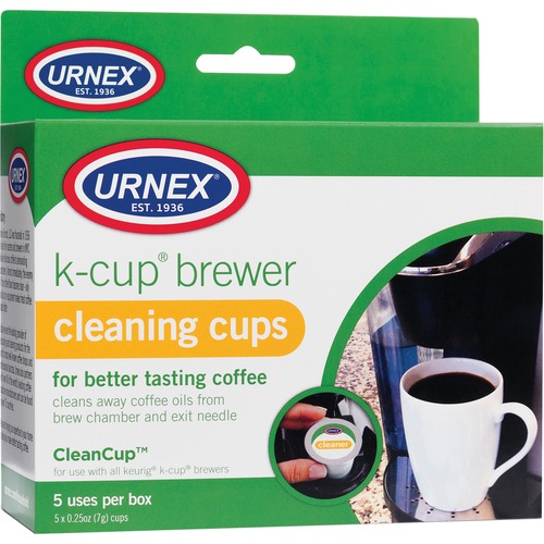 Weiman Urnex K-Cup Brewer Cleaning Cups - For Coffee Brewer - Phosphate-free, Odorless - 20 / Carton - Multi