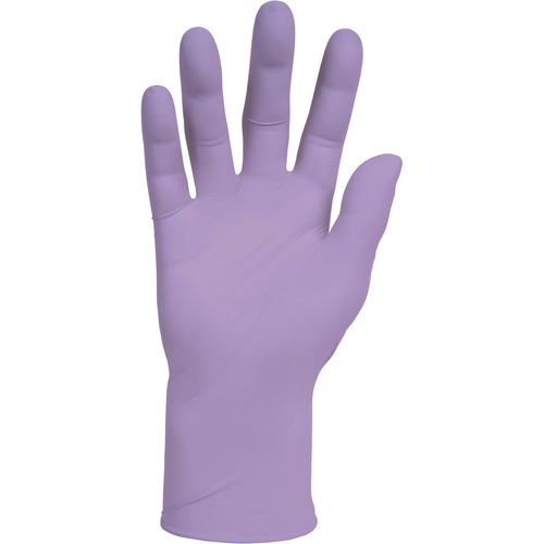 Kimberly-Clark Professional Lavender Nitrile Exam Gloves - 9.5" - Chemical Protection - X-Large Size - For Right/Left Hand - Nitrile - Lavender - Non-