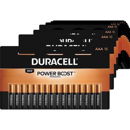 Duracell Coppertop Alkaline AAA Battery 16-Packs - For Multipurpose - AAA - 1.5 V DC - 16 / Pack
