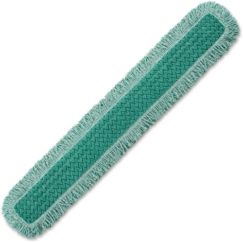 Rubbermaid Commercial HYGEN 48" Fringed Dust Mop Pad - 48" Width - MicroFiber - 6 / Carton