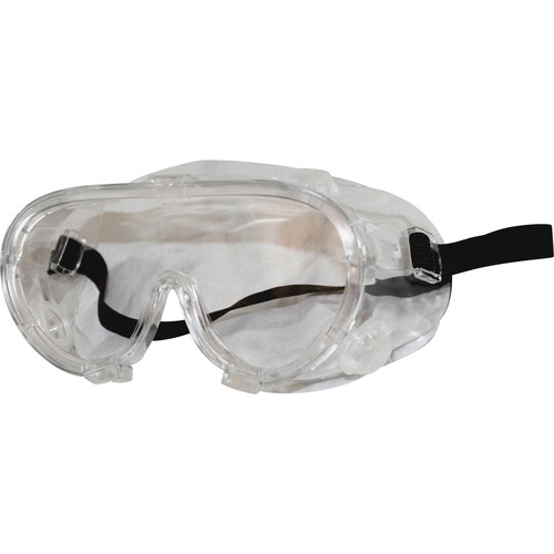 ProGuard Classic 808 Series Safety Goggles - Universal Size - Ultraviolet, Splash, Impact, Chemical, Eye, Chemical Protection - Polyvinyl Chloride (PVC) - Clear - Anti-fog, High Visibility, Adjustable, Elastic Headband, Lightweight, Comfortable, Durable -