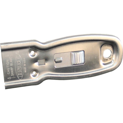 Impact Safety Scraper - 0.3" Height x 0.1" Width x 1.6" Length - Durable - Silver - 100 / Carton