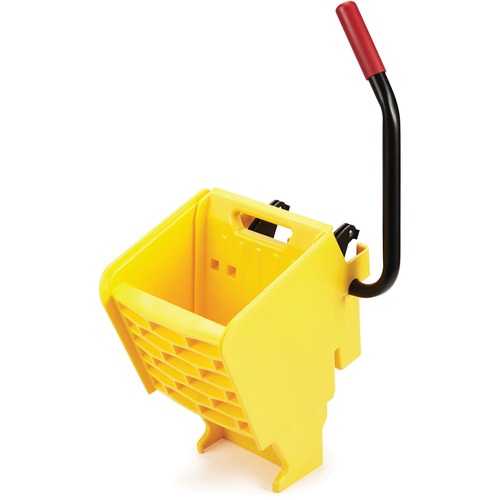 Rubbermaid Commercial WaveBrake Side Press Wringer - 13.4" Width x 15.8" Depth x 31.1" Height - 2 / Carton - Yellow - Steel, Plastic