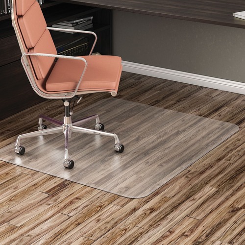 Deflecto SuperMat Chair Mat - Hard Floor, Commercial, Home Office - 60" (1524 mm) Length x 46" (1168.40 mm) Width - Rectangle - Carpet Chair Mats - DEFCM24442F