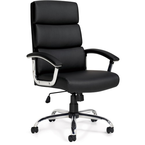 Executive Chair, Bonded Leather, Black - High Back - GLBOTG11858B