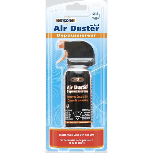 Emzone Air Duster Mini - For Multipurpose - 103.51 mL - Moisture-free, VOC-free, Residue-free, Ozone-safe