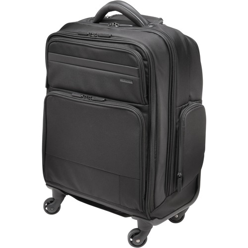 Kensington Contour 2.0 Travel/Luggage Case for 17" Travel Essential, Luggage - Black - Strain Resistant - Telescoping Handle
