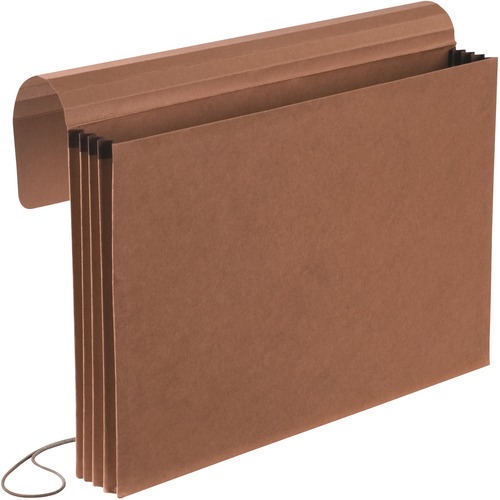 Pendaflex Legal Recycled Expanding File - 8 1/2" x 14" - 3 1/2" Expansion - Manila - Redrope - 5 / Pack