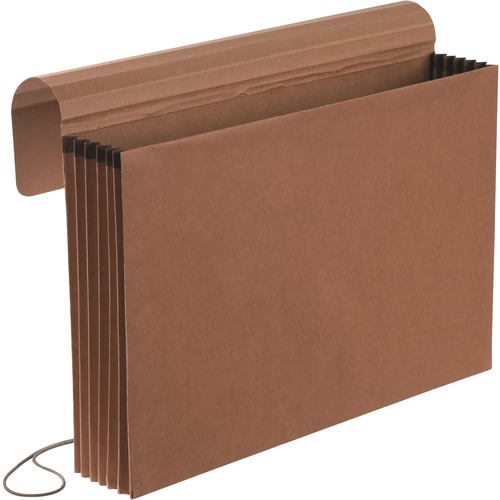 Pendaflex Legal Recycled Expanding File - 8 1/2" x 14" - 5 1/4" Expansion - Manila - Redrope - 5 / Pack