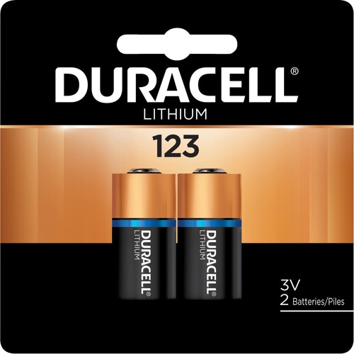 Duracell Plus Ultra Battery - For Camera, Watch, Calculator, Medical Equipment, General Purpose - CR123 - 3 V DC - 2 / Pack - Specialty Batteries - DURDL123AB2PK