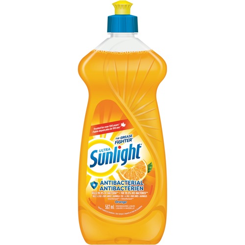 Sunlight Liquid Dish Soap - Concentrate Liquid - 19 fl oz (0.6 quart) - Orange Scent - 1 Each - Dishwashing Detergents & Liquids - HAC2457633
