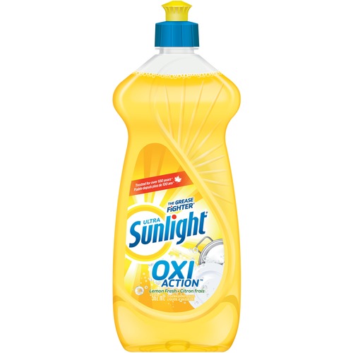 Sunlight Liquid Dish Soap - Liquid - 19 fl oz (0.6 quart) - Lemon Scent - 1 Each - Dishwashing Detergents & Liquids - HAC2457636