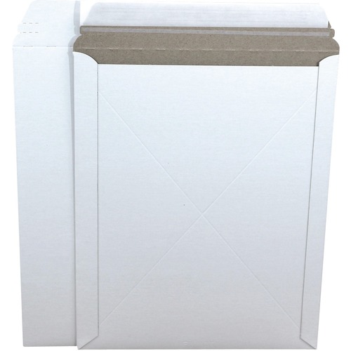 Supremex Enviro-logiX Mailer - Multipurpose - 12 3/4" Width x 15" Length - Peel & Seal - Paperboard - 100 / Pack - White