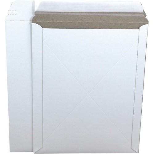 Supremex Enviro-logiX Mailer - Multipurpose - 13" Width x 18" Length - Peel & Seal - Paperboard - 100 / Pack - White - Flat/Media Mailers - SPXFM1318X