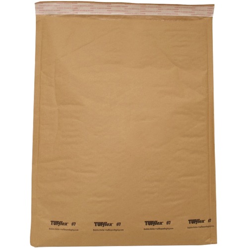 Supremex Tufflex Envelope - Bubble - #1 - 7 1/4" Width x 12" Length - Paper - 100 Pack - Natural Brown
