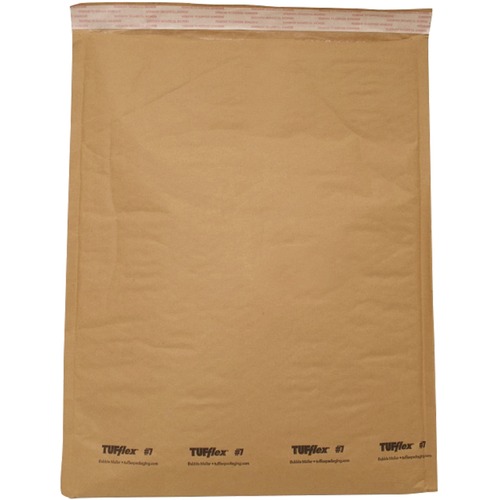 Supremex Tufflex Envelope - Bubble - #5 - 10 1/2" Width x 16" Length - Paper - 80 Pack - Natural Brown