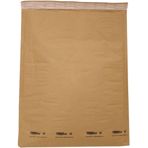 Supremex Tufflex Envelope - Bubble - #6 - 12 1/2" Width x 19" Length - Paper - 100 Pack - Natural Brown