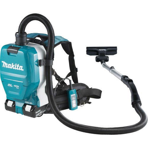 Makita UAE547 Backpack Vacuum Cleaner - HEPA - Battery - 18 V DC - Vacuum Cleaners - MKTDVC261TX11