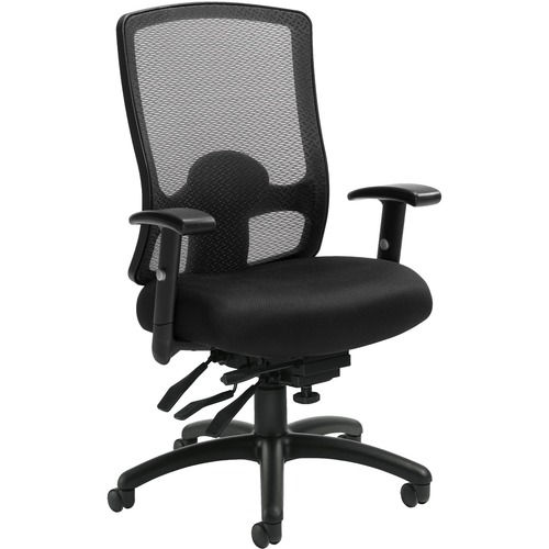 Offices To Go Regalia Multi-Tilter High Back Chair Black - High Back - Black