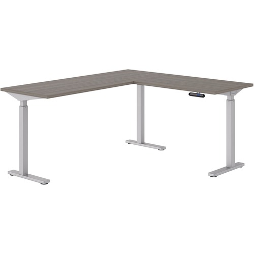 Offices To Go Offices to Go Ionic L-Shaped Table Top - 64" x 23" - Finish: Absolute Acajou