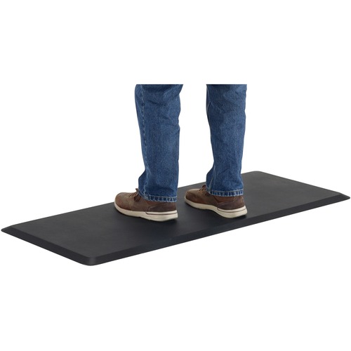 Global Anti-Fatigue Mat 48" x 20-1/2" Black - 48" (1219.20 mm) Length x 20.50" (520.70 mm) Width - Rectangle - Black