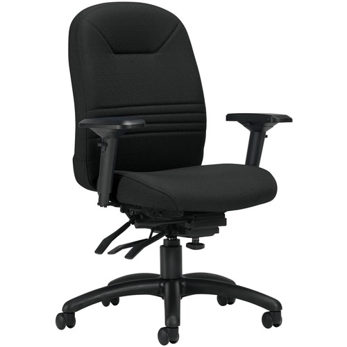 Global Comfort-Time Ultra Multi-Tilter Chair High Back Fusion Fabric Carbon - High Back - Carbon - High Back - BAOMVL1873FU85