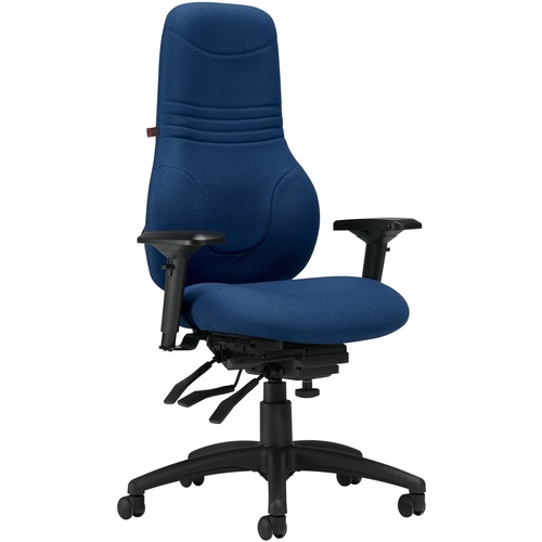 Global Ergo Boss Multi-Tilter Chair Executive Back Standard Seat Fusion Fabric Cobalt - Cobalt